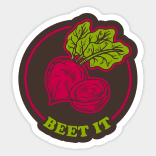 Beet It Sticker